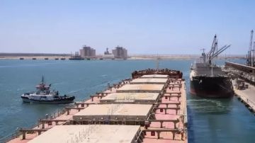 ميناء دمياط يستقبل سفينه القادمة من أوكرانيا بـ بها 55810 طن من القمح