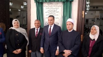 نائب محافظ بورسعيد يفتتح مسجد الحرم بمساكن اللؤلؤة صور