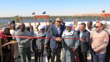 احتفالا بالعيد القوم لأسوان.. افتتاح مشروع الممشى السياحي بكورنيش أبو هور