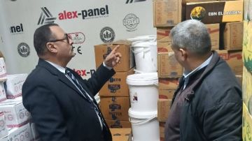 ضبط كميات متنوعة من المواد الغذائية مجهولة المصدر بدمياط