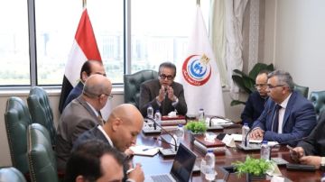 عبدالغفار يستقبل ممثل منظمة الصحة العالمية لبحث مستجدات التعاون في أزمتي السودان وغزة عبدالغفار يستقبل ممثل منظمة الصحة العالمية لبحث مستجدات التعاون في أزمتي السودان وغزة