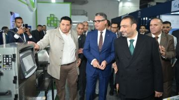 افتتاح معرض المعرض الدولي لتكنولوجيا صناعة الحبوب بمشاركة 125 دولة