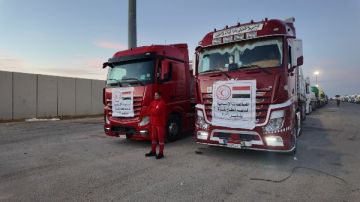  زاد العزة 114 تحمل أكثر من 7 آلاف طن مساعدات إنسانية وشتوية لغزة