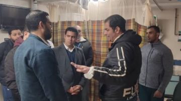 نائب محافظ مطروح يقود حملة لإزالة الإشغالات بمدينة العلمين