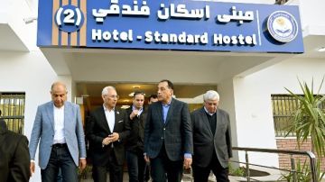 رئيس الوزراء يفتتح أول فنادق بجامعة المنيا