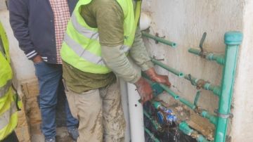 حدائق أكتوبر: مواصلة حملات التصدي لوصلات المياه الخلسة بمشروع سكن مصر الداون تاون