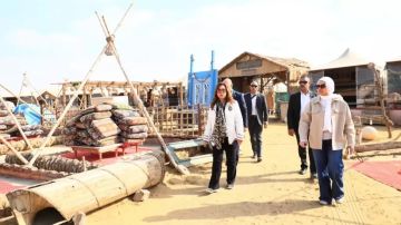 وزيرة البيئة تتفقد الغابة المتحجرة وتوجه بتطبيق التحصيل الإلكتروني للتذاكر.. صور