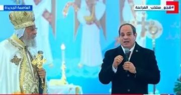 الرئيس السيسي للشعب المصرى: اوعوا تقلقوا وخليكم دايما مع بعض