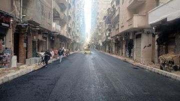 إنجاز رصف وترميم الأجزاء المتهالكة بمنطقة زعربانة في الإسكندرية