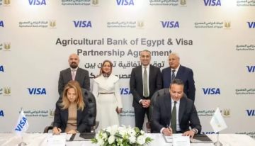 البنك الزراعي المصري يوقع اتفاقية تعاون مع شركة فيزا العالمية لتعزيز التحول الرقمي