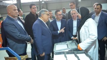 وزير الاستثمار ومحافظ الدقهلية يتفقدان المصانع العاملة بالمنطقة الاستثمارية بميت غمر