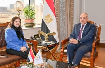 وزير الري يستقبل أمين الوكالة المصرية للشراكة من أجل التنمية لدعم التعاون مع دول حوض النيل