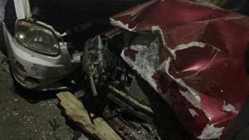 إصابة شخصين فى حادث تصادم بشارع الجميل وسط مدينة قنا