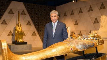 افتتاح معرض الملك توت عنخ آمون بالجناح المصري بمعرض FITUR 2026 بمدريد