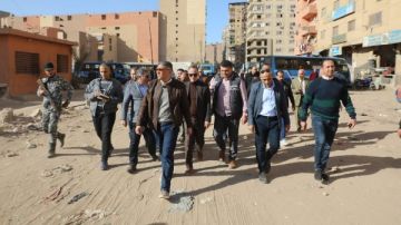 محافظ الجيزة يتفقد مشروع رصف وتطوير طريق الإخلاص بالطالبية والعمرانية