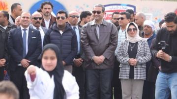 وزير الرياضة يفتتح الملعب الخماسي بمركزي شباب ميت الخولي وأبو عدوي