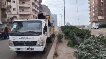 محافظاتتكثيف أعمال النظافة بحي غرب كفر الشيخ صور