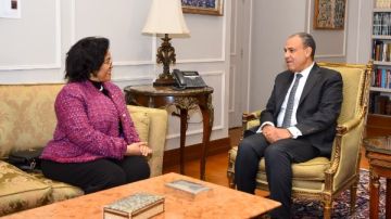 مصر تؤكد التزامها بتنفيذ أولويات رئاسة النيباد وحشد الموارد لمشروعات التنمية بأفريقيا