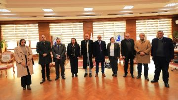 لبحث منظومة الدفع الإلكتروني.. جامعة كفر الشيخ تستقبل وفد البنك الزراعي لبحث منظومة الدفع الإلكتروني.. جامعة كفر الشيخ تستقبل وفد البنك الزراعي