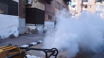 رئيس مدينة بورفؤاد : استمرار حملات مكافحة الناموس خلال ورديات صباحية و مسائية