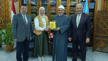 رئيس جامعة الأزهر يهنئ هناء العبيسي بعضوية بمجلس النواب