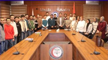 عميد طب طنطا: حريصون على إعداد كوادر طلابية مؤهلة لتحمل المسئولية عميد طب طنطا: حريصون على إعداد كوادر طلابية مؤهلة لتحمل المسئولية