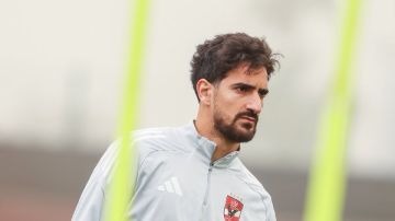 محمد علي بن رمضان ينتظم في مران الأهلي شاهد 