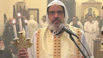 الأنبا أنجيلوس يترأس صلاة عيد الغطاس المجيد بدير البراموس