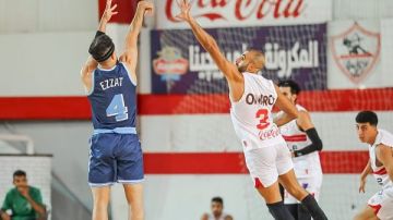 سلة الزمالك يواجه الجزيرة في الجولة العاشرة من الدوري