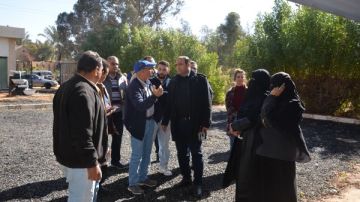 رئيس مياه الشرب بالجيزة يتفقد محطة معالجة الصرف الصحي بالواحات البحرية