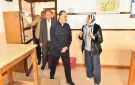 محافظ أسيوط يطمئن على أعمال تطوير مدرسة الأمل بنات للصم وضعاف السمع - eg