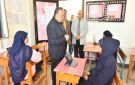 محافظ أسيوط يتفقد لجان امتحان البرمجة والذكاء الاصطناعي التوفاس بمدرسة الجامعة