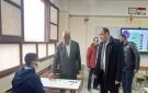رئيس مياه الجيزة يتابع اختبارات نصف العام لطلاب المدرسة الثانوية الفنية