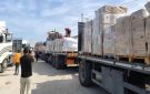 إكسترا نيوز: شاحنات القافلة 113 تحمل أطنانا من المساعدات الانسانية إلى أهل غزة - eg