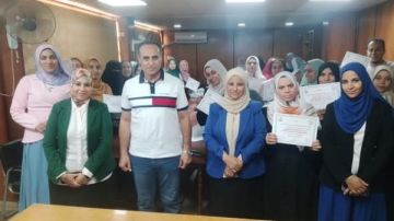 صحة بني سويف تنظم دورة تدريبية مكثفة لـ30 ممرضة بأقسام الكلى الصناعي صحة بني سويف تنظم دورة تدريبية مكثفة لـ30 ممرضة بأقسام الكلى الصناعي