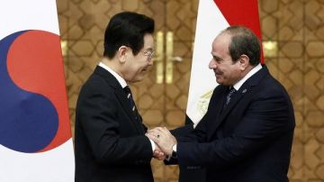 رئيس كوريا الجنوبية يقيم مأدبة غداء على شرف الرئيس السيسي