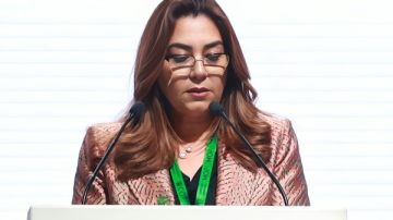 وزيرة التنمية المحلية والبيئة تلقي كلمة مصر بقمة قادة العالم من أجل الطبيعة بأرمينيا وزيرة التنمية المحلية والبيئة تلقي كلمة مصر بقمة قادة العالم من أجل الطبيعة بأرمينيا