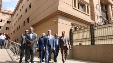 نقيب المحامين يتابع اللمسات الأخيرة للمبنى الجديد تمهيدا لافتتاحه نقيب المحامين يتابع اللمسات الأخيرة للمبنى الجديد تمهيدا لافتتاحه