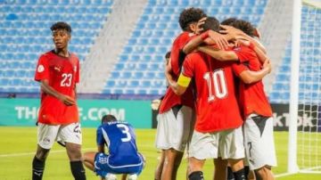 منتخب مصر للناشئين يستأنف تدريباته استعدادا لمواجهة الصين في نصف نهائي كأس الخليج