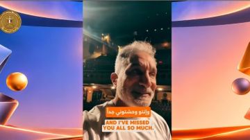 وحشتوني .. باسم يوسف للمصريين: أشوفكم قريب إن شاء الله..وأكل مانجو عويس وحشتوني .. باسم يوسف للمصريين: أشوفكم قريب إن شاء الله..وأكل مانجو عويس