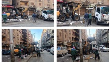 حملات مكثفة لرفع كفاءة النظافة ببولاق الدكرور حملات مكثفة لرفع كفاءة النظافة ببولاق الدكرور