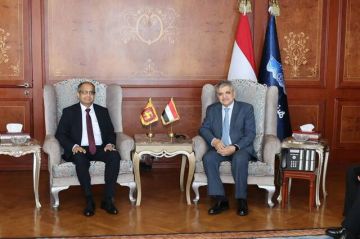 مصر وسريلانكا تبحثان توسيع التعاون البحري والاستثماري مصر وسريلانكا تبحثان توسيع التعاون البحري والاستثماري
