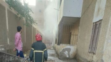 السيطرة على حريق بمكتب الشئون الاجتماعية في البداري بأسيوط السيطرة على حريق بمكتب الشئون الاجتماعية في البداري بأسيوط