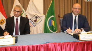 محافظا بني سويف والفيوم يوقعان بروتوكول توأمة للاستفادة من تجربة مدن التعلم محافظا بني سويف والفيوم يوقعان بروتوكول توأمة للاستفادة من تجربة مدن التعلم