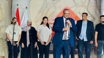 فرقة الأقصر للموسيقى العربية تشارك في فعاليات معرض الأقصر الخامس للكتاب فرقة الأقصر للموسيقى العربية تشارك في فعاليات معرض الأقصر الخامس للكتاب