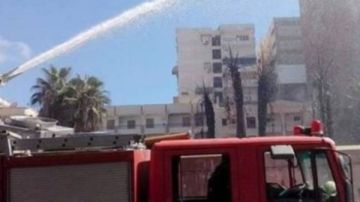 إخماد حريق بمخبز فى أسوان