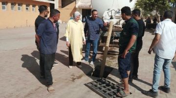 إصلاح انسداد الصرف الصحي بمدرسة سميرة موسى في ميت نما بشبرا الخيمة إصلاح انسداد الصرف الصحي بمدرسة سميرة موسى في ميت نما بشبرا الخيمة