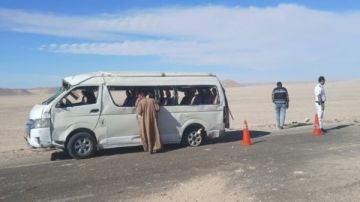 بالأسماء.. 17 مصابا في انقلاب ميكروباص على الصحراوي الشرقي بأسيوط