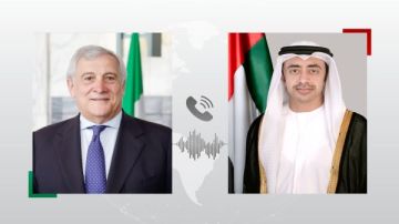وزير الخارجية الإماراتي ونظيره الإيطالي يبحثان تعزيز الشراكة الاستراتيجية والتطورات الإقليمية والدولية وزير الخارجية الإماراتي ونظيره الإيطالي يبحثان تعزيز الشراكة الاستراتيجية والتطورات الإقليمية والدولية