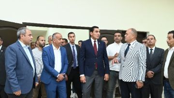 وزير الشباب والرياضة يتفقد نادي تنمية كلوب بمدينة بدر وزير الشباب والرياضة يتفقد نادي تنمية كلوب بمدينة بدر
